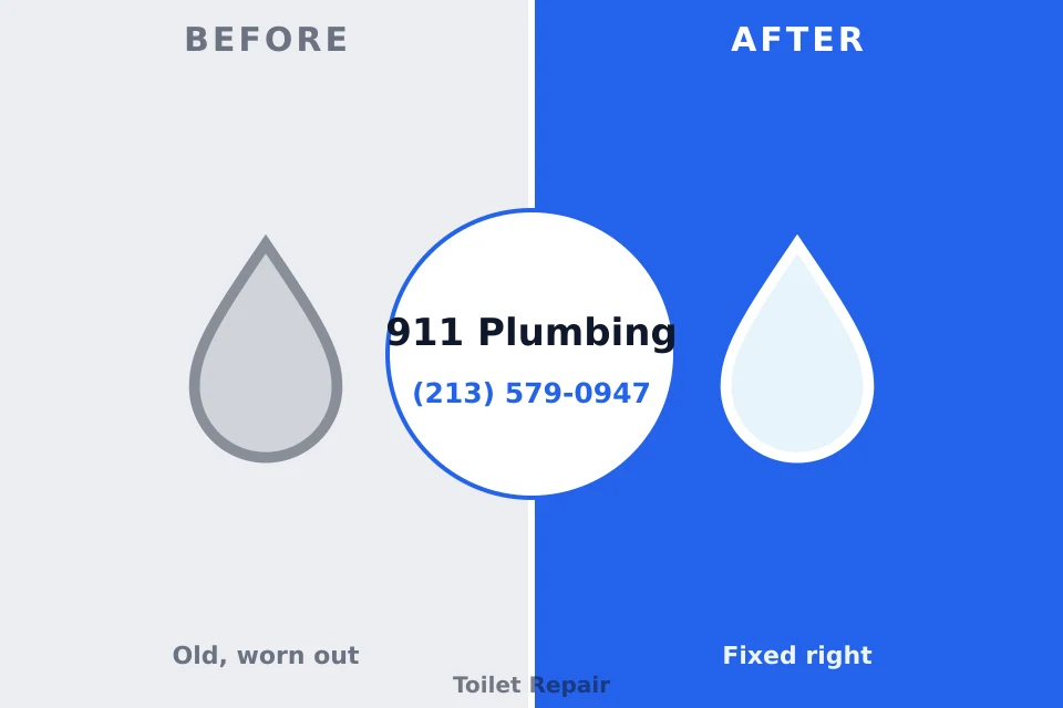 Before and after: plumbing company Blackwell, OK